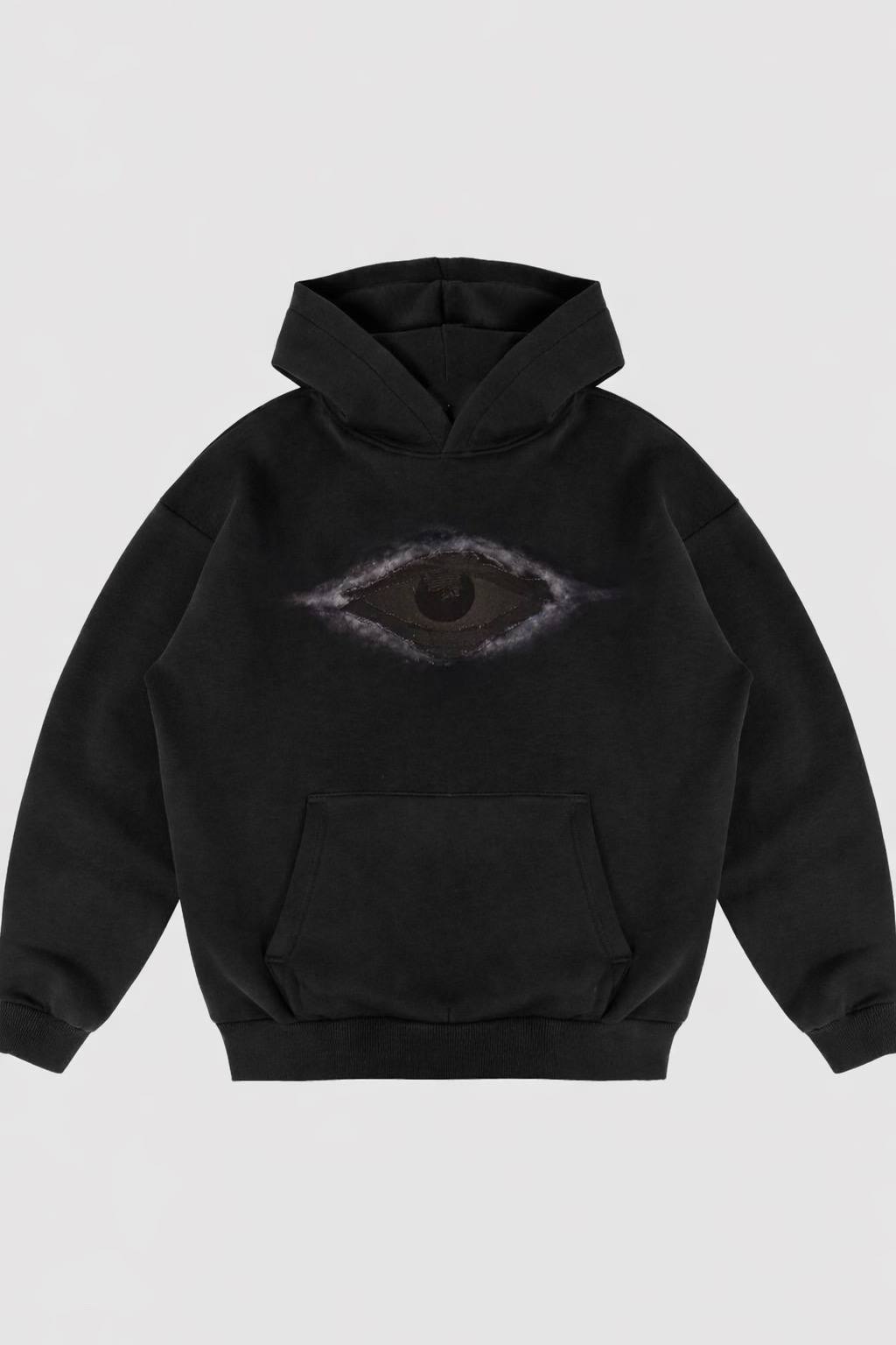pBe black oversized hoodie «cyclops v3»